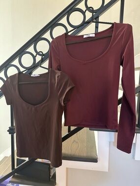 Cotton On Hold Me Long & Short Sleeve Stretch Tee Bundle